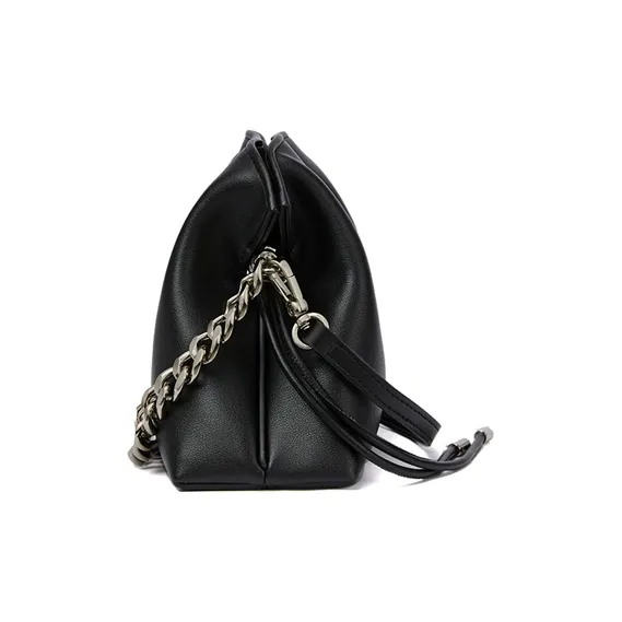 RED DRAGONFLY Cow Split Leather Crossbody Bag, Shoulder Bag Regular Women's Cream Apricot/Black-9
