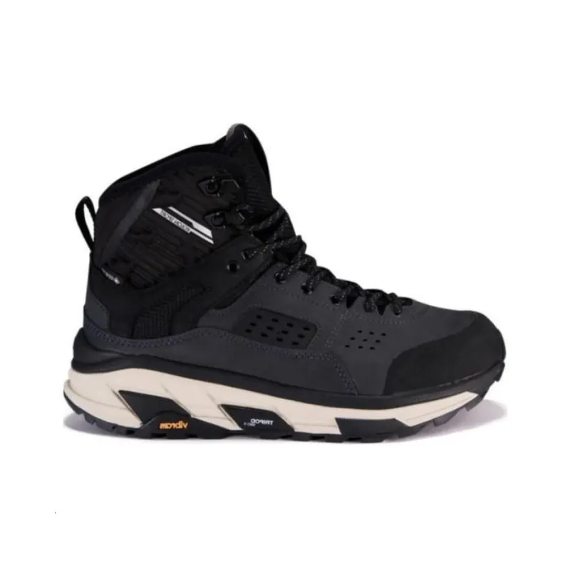 KOLON SPORT Tripod Cushioning Wear-Resistant High-Top Running Shoes Unisex Black-1