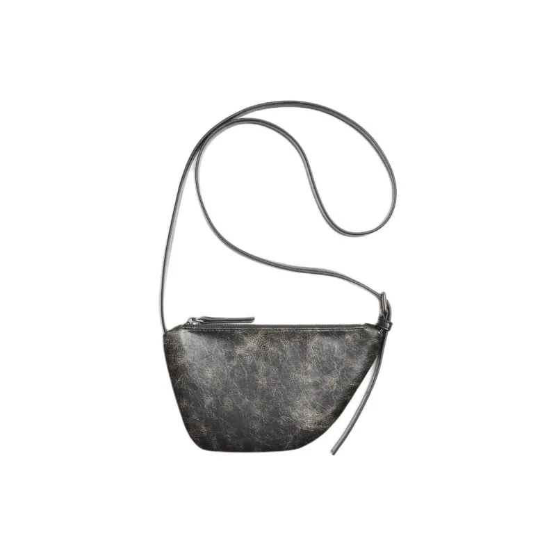 ZARA Polyurethane Shoulder Bag Crossbody Bag Regular Men's Antique Silver-0