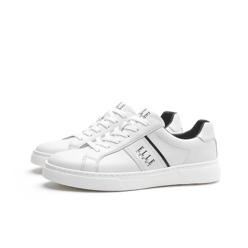 ELLE HOMME Stylish Skateboarding Shoes Men's White Black-1