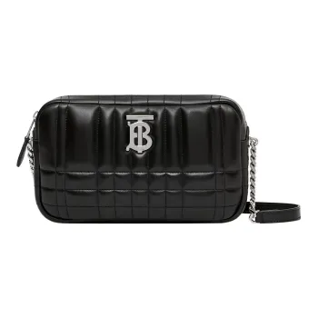 Burberry Lola Bag Lambskin Camera Bags Crossbody Bag Shoulder Bag Women's Black