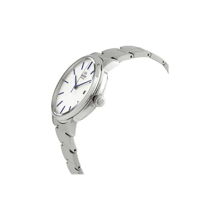 ORIENT Automatic Mechanical Movement Stainless Steel Strap Watch 40*12mm Men's Watches Silver Dial RA AC0E02S10B-2