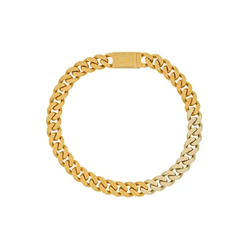 SAINT LAURENT Chain Linked Contrasted Necklace