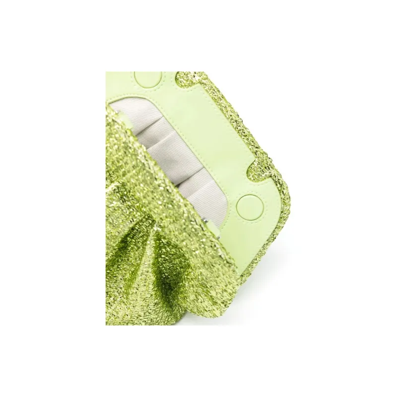 THEMOIRE GEA Polyester Blend With Polyurethane Crossbody Clutch Mini Women's Light Green-3