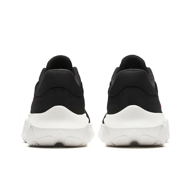 Anta Slip Resistant Low Top Badminton Shoes Men's Black Red-3