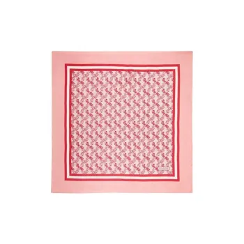 COACH Silk Scarves Women's Pink