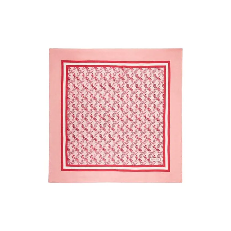 COACH Silk Scarves Women's Pink-0
