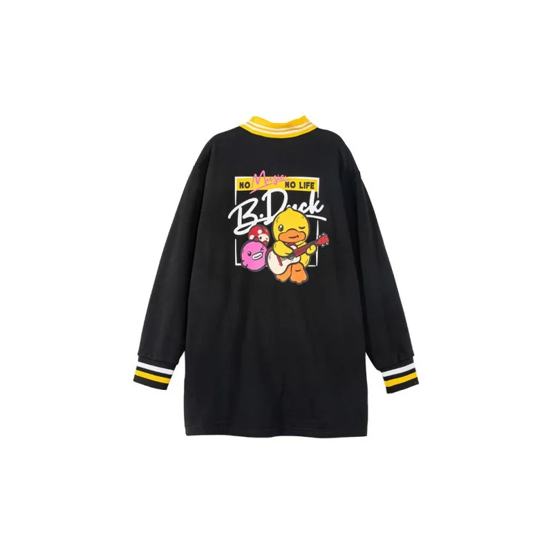 B.Duck Long Sleeved Dresses Women's Black-1