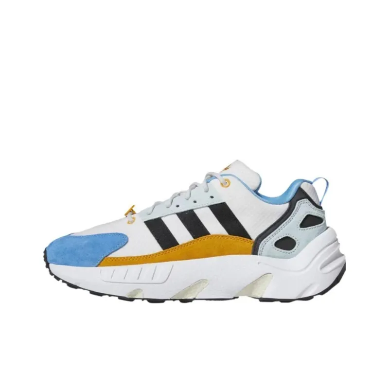 Zx 22 Adidas Originals Boost 'White Pulse Blue Gold'-0