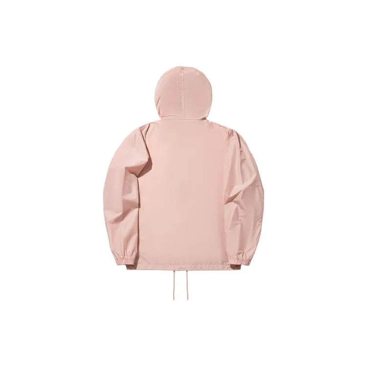 LiNing Vital Series Trench Coat Unisex New Mist Rose Pink-1