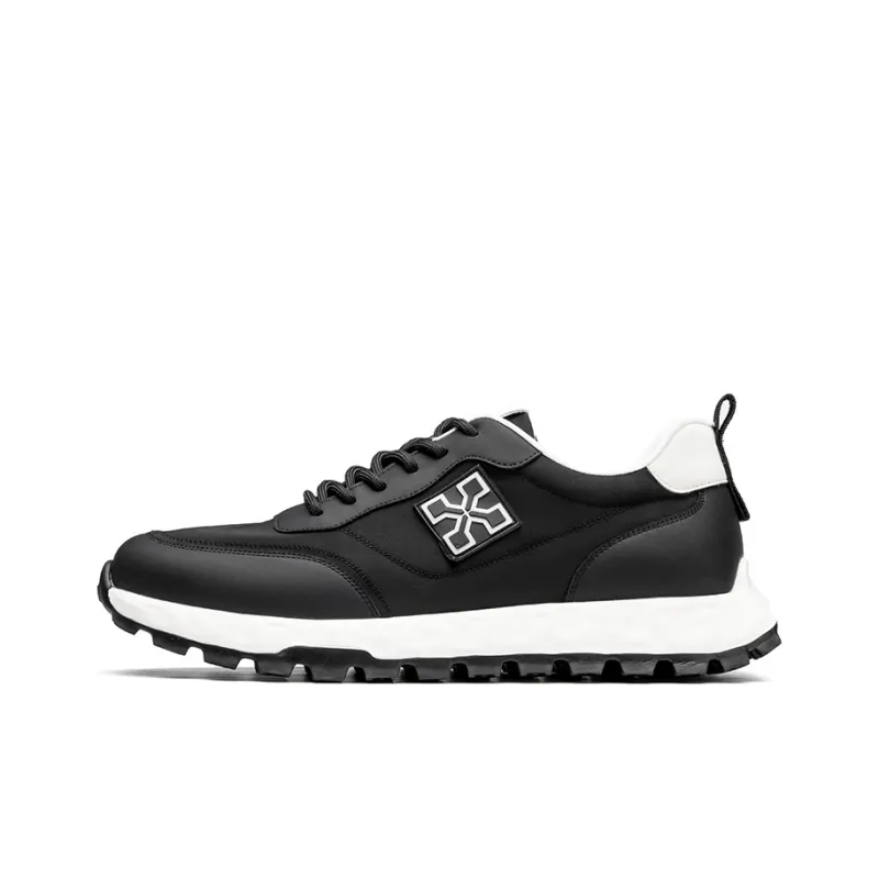 LAORENTOU Cushioned Wear-Resistant Breathable Balanced Lightweight Height Increasing Low-Top Casual Shoes Men's-0