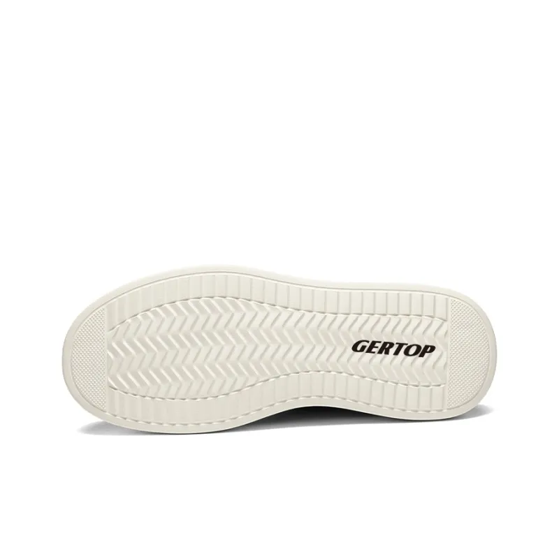 GERTOP Lightweight Breathable Supportive Height Increasing Low-Top Skateboard Shoes Men's-17