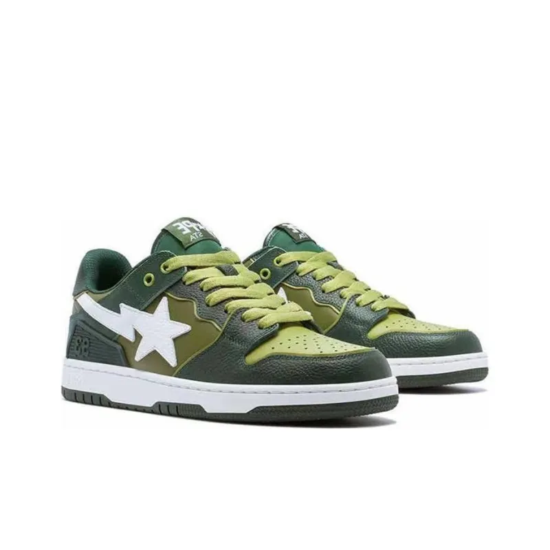 BAPE A BATHING APE Bape SK8 Sta Green White-3