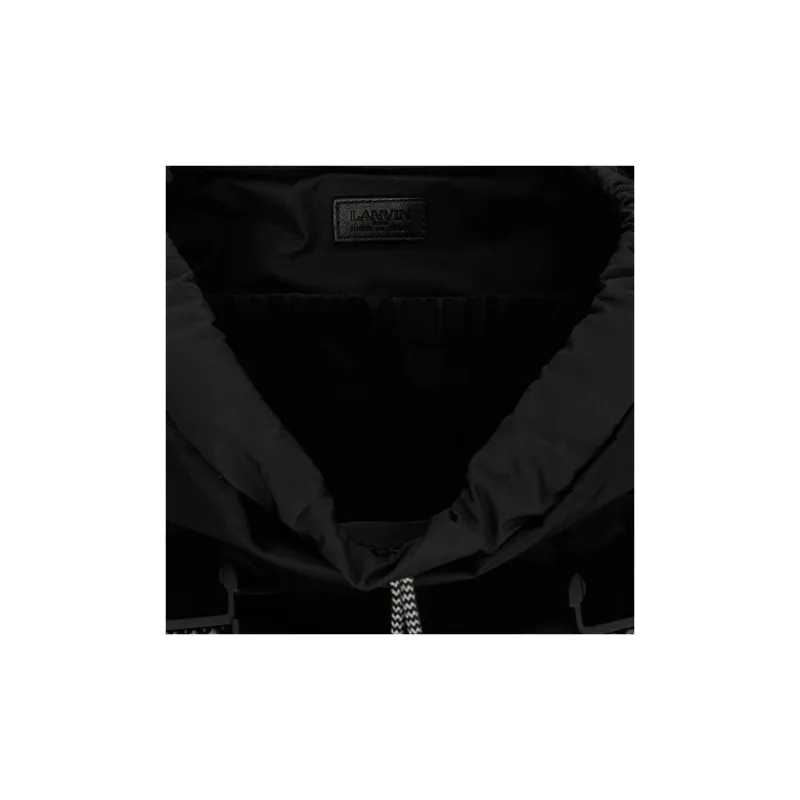 Lanvin Curb Buckle Detailed Zip Up Backpack-2