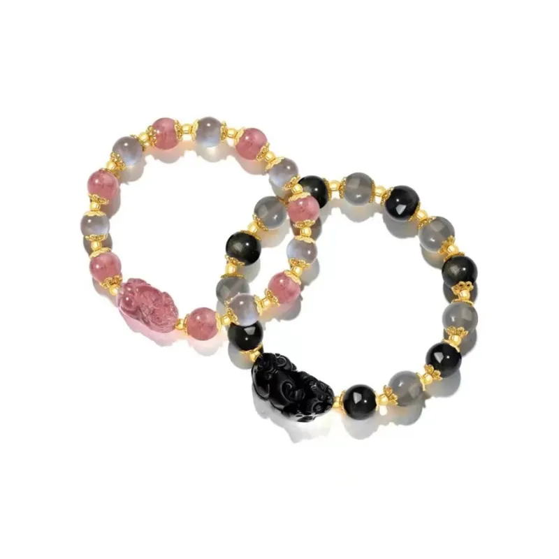 OQD Obsidian Jade Bracelets Unisex-3