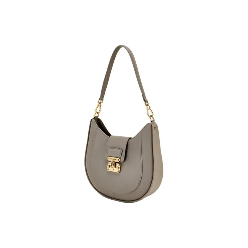Hush Puppies Synthetic Leather Underarm Crossbody Bag, Shoulder Bag Women's Black-6