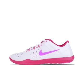 Nike Studio Trainer Cushioned Slip Resistant Abrasion Resistant Breathable Low Top Training Shoes Women's White Pink