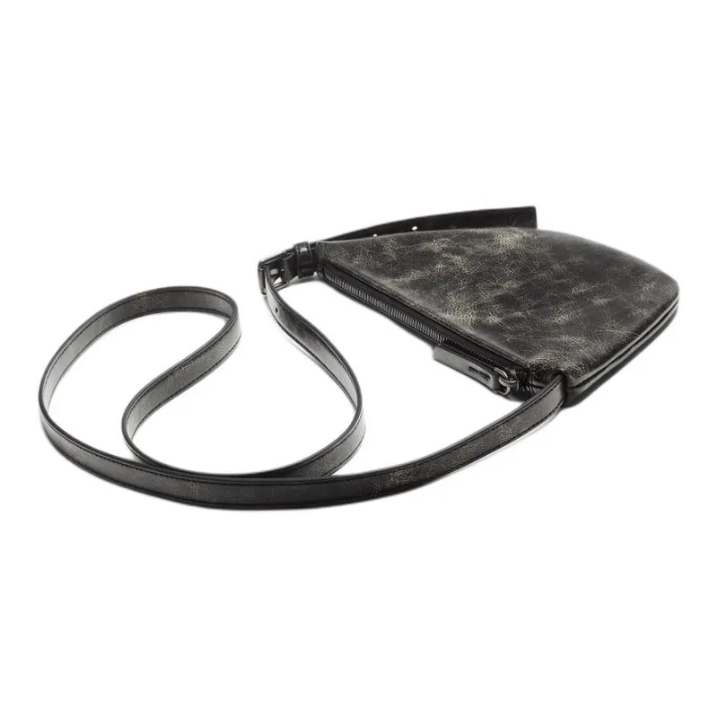 ZARA Polyurethane Shoulder Bag Crossbody Bag Regular Men's Antique Silver-2