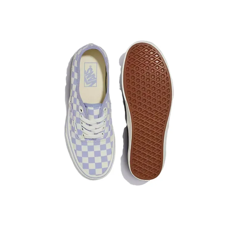 Vans Authentic Checkerboard Shoes 'White Purple'-3
