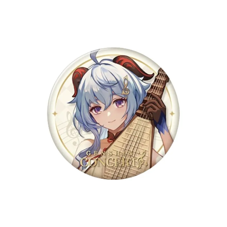 GenShin Xiao Zhongli Tartaglia Abeyu Ganyu Diana Dust World Theme Collection Character Badges-4