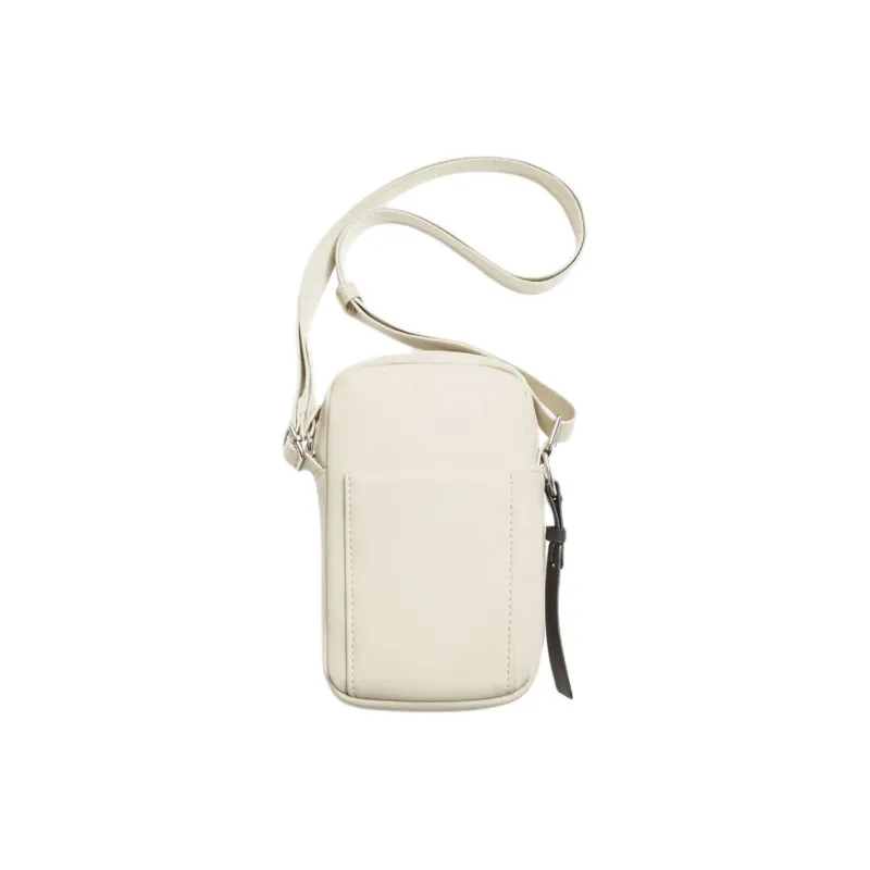 ZARA Polyurethane Shoulder Bag Crossbody Bag Mini Men's Pearl Gray-0
