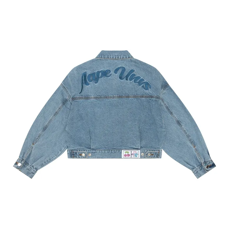 Aape Logo appliqué Denim Jacket-1