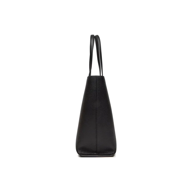MICHAEL KORS Leather Tote Bag Shopping Bag Shoulder Bag Handbag Large Size Women's Black-1