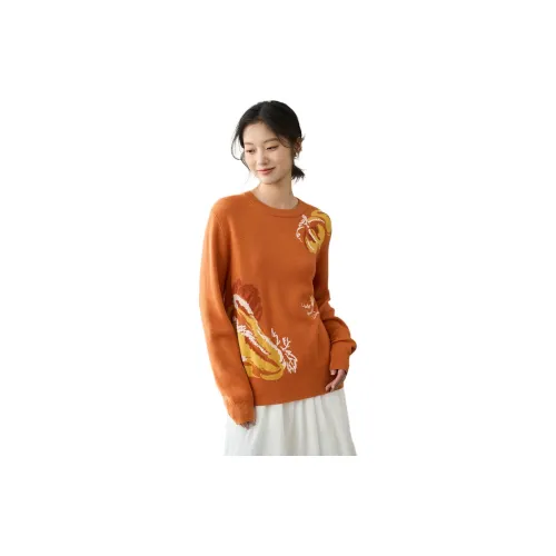 Inman Knitwear Women's Bright Orange