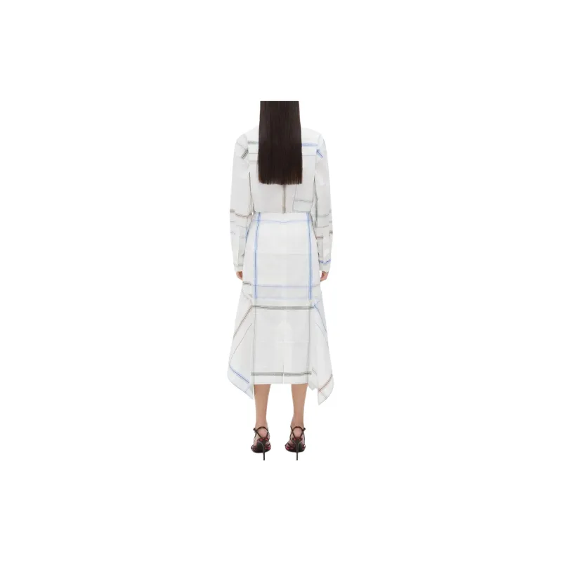 Bottega Veneta Patchwork Detailed Midi Skirt-1