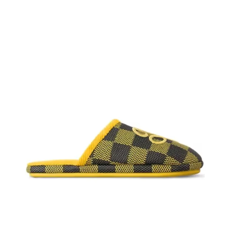 LOUIS VUITTON Quiet Closed Toe Slippers Men's Yellow-1