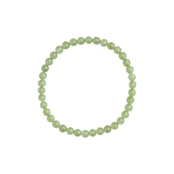 CHIC ZONE Hetian Jade Bracelets Women's Pale Greenish White Jade