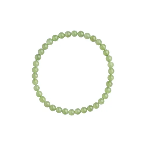 CHIC-ZONE Hetian Jade Bracelets Women's Pale Greenish-White Jade
