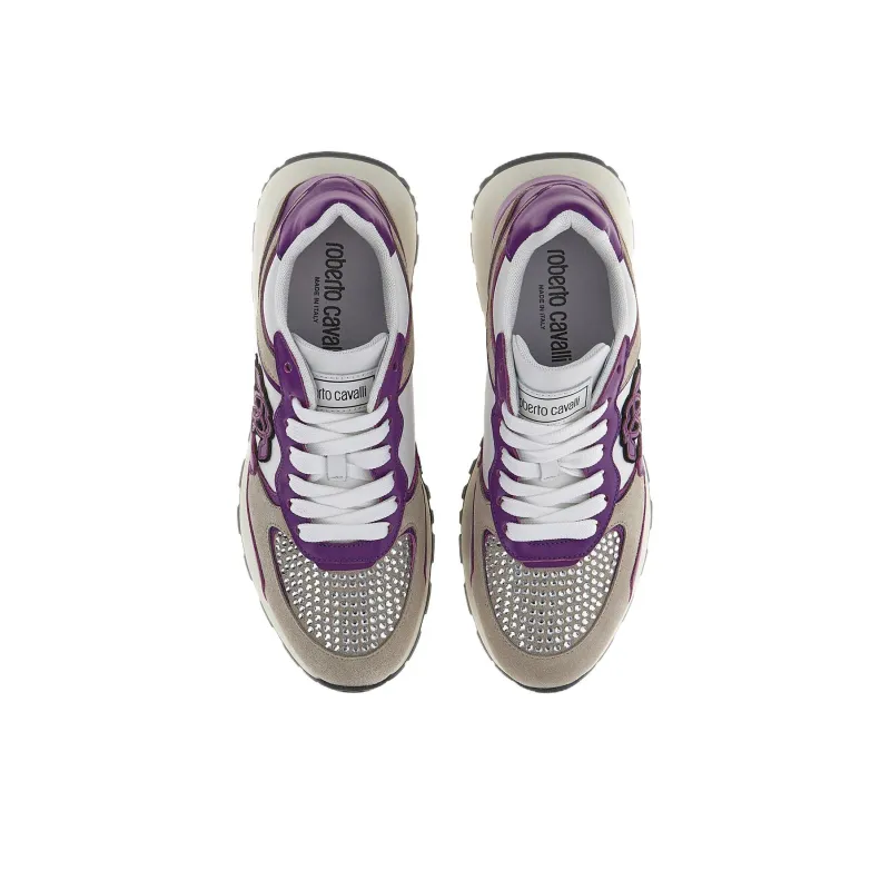 Roberto Cavalli Casual Shoes Women's Purple-3