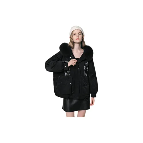 P.Salt Down Jackets Women's Black