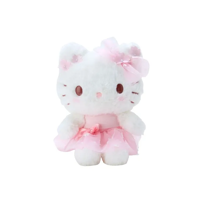 Sanrio Hello Kitty Cherry Blossom Collection Dolls Plush Doll 22cm Height-0