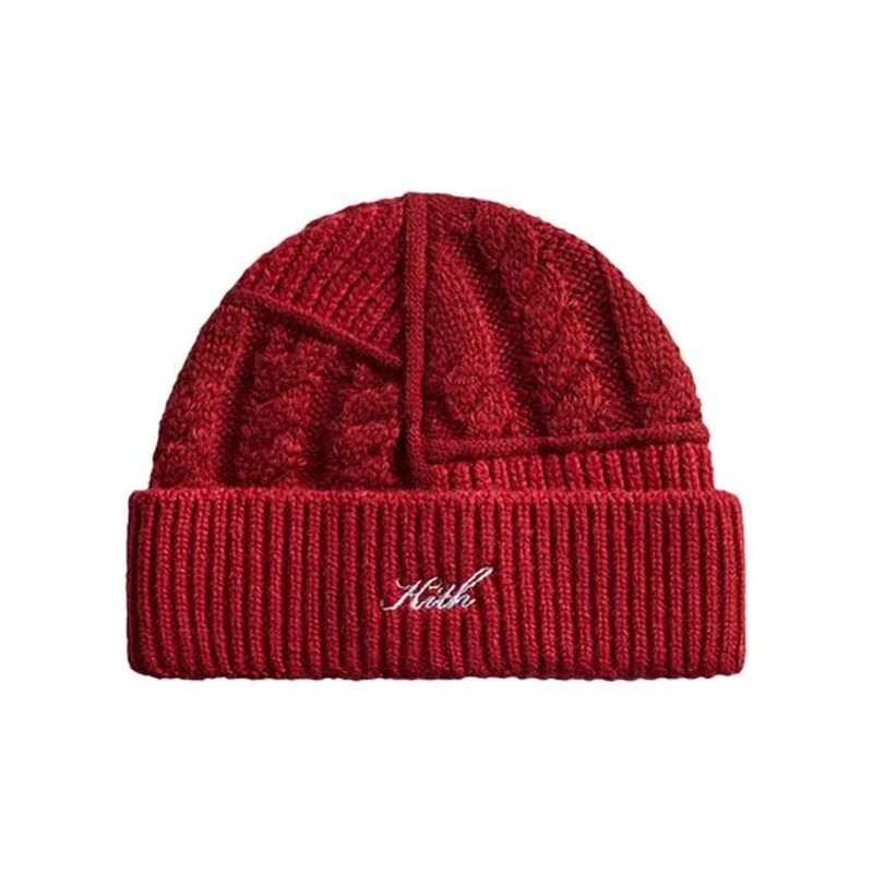 KITH KITHmas Cotton Combo Block Beanie-0