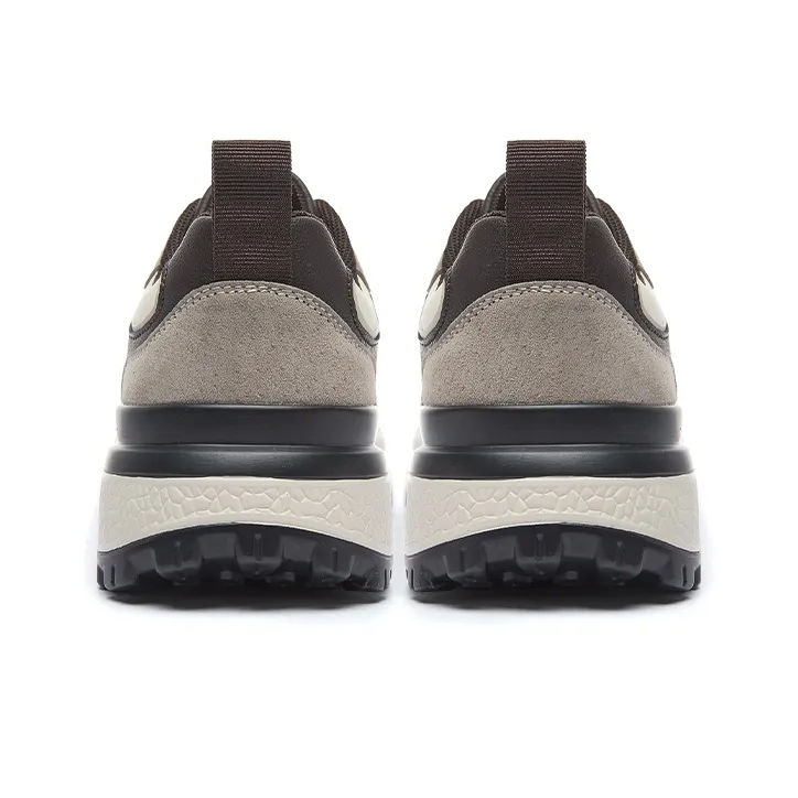 YEARCON Casual Shoes Women's Low Top White Gray/Dark Lake Green, Light Lotus Gray/Olive Brown-8