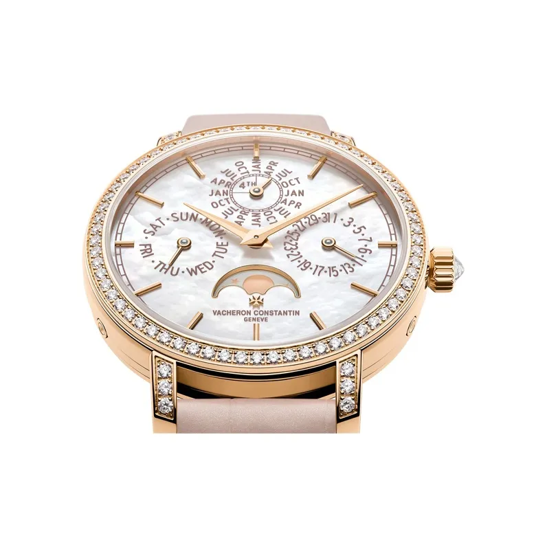 VACHERON CONSTANTIN TRADITIONNELLE Automatic Mechanical Movement Women's Watch 36.5mm White Dial-2