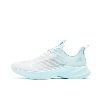 QIAODAN Light LITE Breathable Lightweight Low-Top Q-LITESPEED Technology Running Shoes Men's White Blue