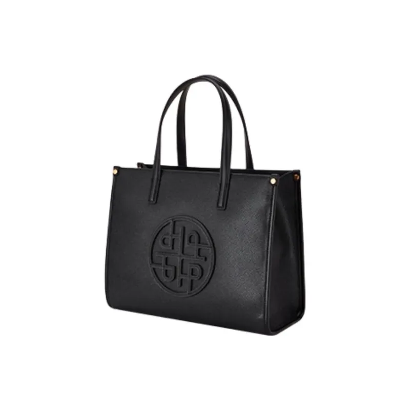 Hush Puppies Cow Leather One Shoulder Handbags Women's Black-1