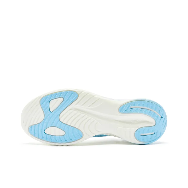 QIAODAN Light Speed 4.0PLUS Running Shoes Men Low Top Jordan White/Waterdrop Blue-4