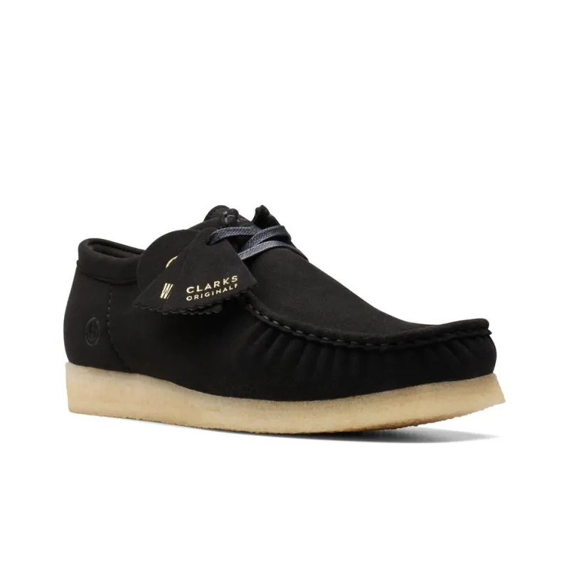 Clarks Originals Wallabee Vegan Black Vegan-1