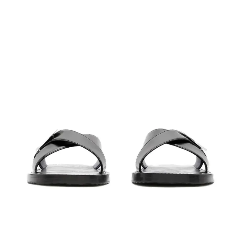 Burberry Slide Slippers Men's Black-2