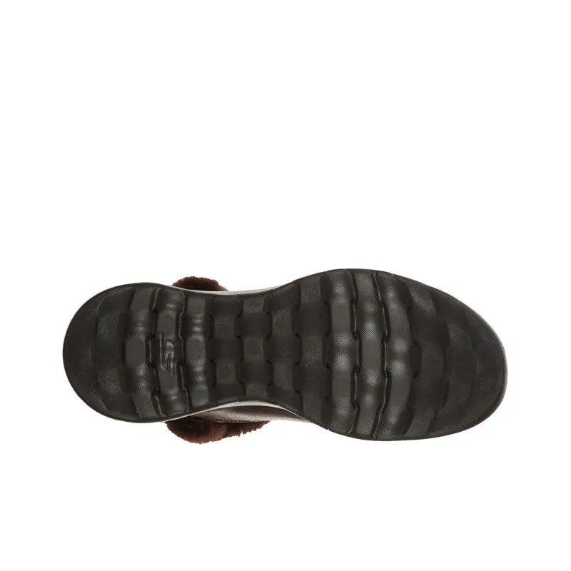 Skechers ON THE GO Joy Thermal Abrasion Resistant Short Snow Boots Women's Brown Black-4