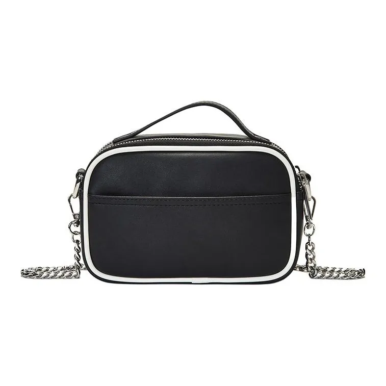 Kappa Artificial Leather Shoulder Bag Crossbody Bag Handbag Regular Women's Black-3