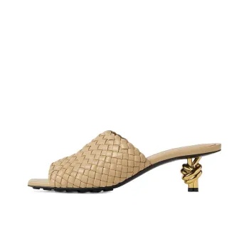Bottega Veneta Knot Slip Resistant Slide Slippers Women's Brown