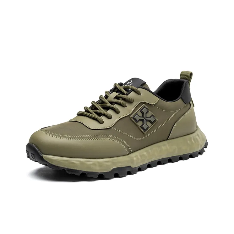 LAORENTOU Cushioned Wear-Resistant Breathable Balanced Lightweight Height Increasing Low-Top Casual Shoes Men's-11