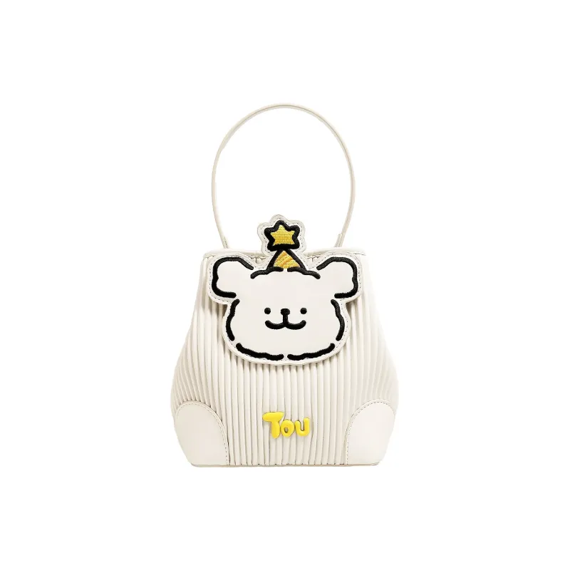 TOUTOU Maltese Collaboration PU Shoulder Bag Regular Women's WangWang White-0