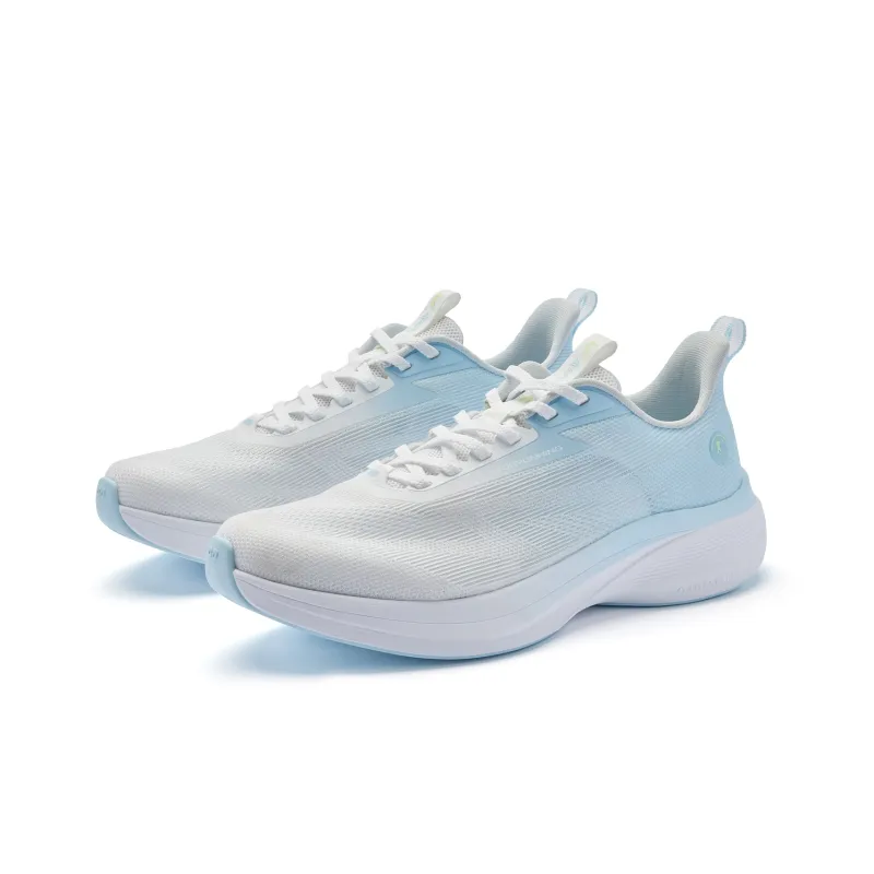 QIAODAN Light Speed 4.0 Running Shoes Men Low Top Jordan White Sky Blue-2