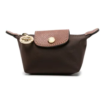 LONGCHAMP Le Pliage Wallet Coin Purse Women's Ebony